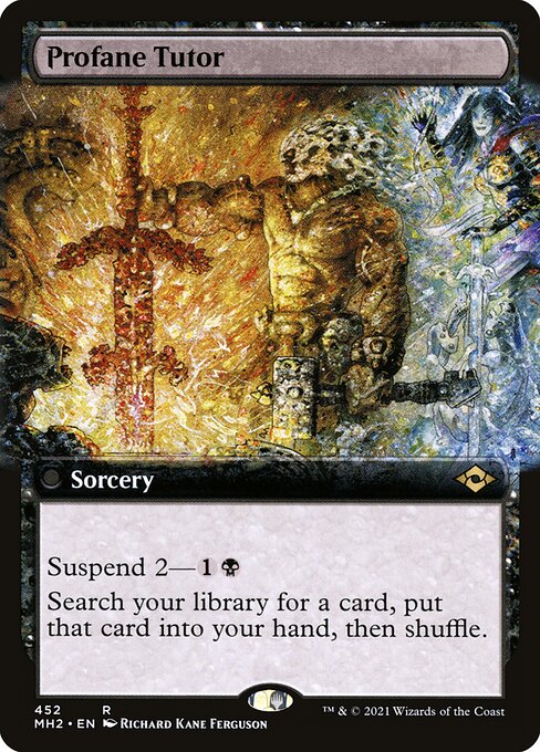 Profane Tutor XMH2-452 Rare Near Mint Englisch Foil