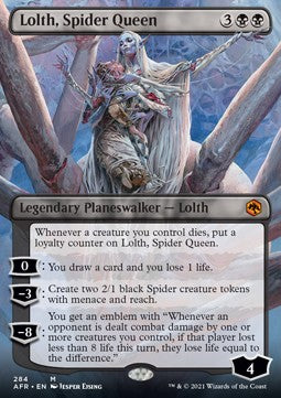 Lolth, Königin der Spinnen XAFR-284 Mythic Good Englisch Foil