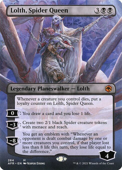 Lolth, Spider Queen XAFR-284 Mythic Near Mint Englisch