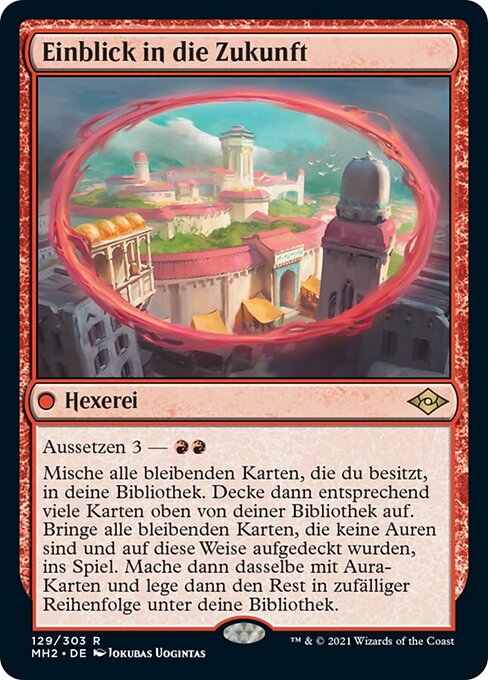 Einblick in die Zukunft MH2-129 Rare Near Mint Deutsch