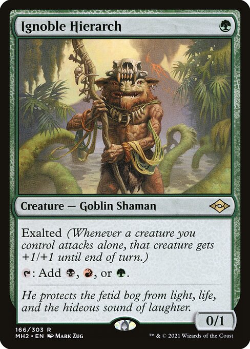 Unedler Hierarch MH2-166 Rare Near Mint Englisch Foil