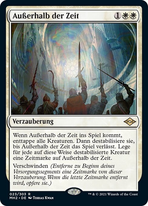 Außerhalb der Zeit MH2-23 Rare Excellent Deutsch
