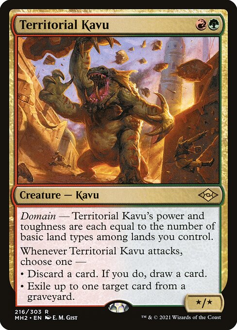 Territorial Kavu MH2-216 Rare Excellent Englisch
