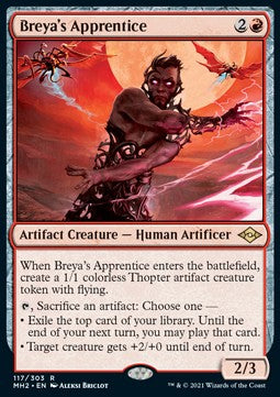 Breyas Lehrling MH2-117 Rare Near Mint Deutsch Foil