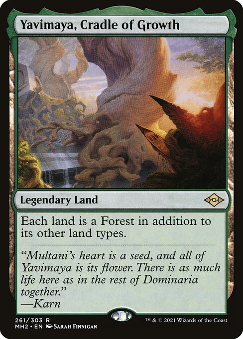 Yavimaya, Cradle of Growth MH2-261 Rare Near Mint Englisch