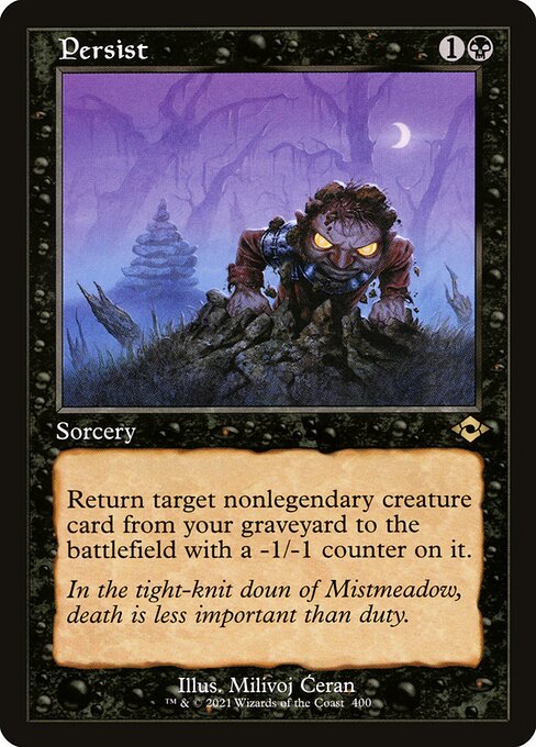 Persistieren (V.2) XMH2-400 Rare Excellent Englisch Foil