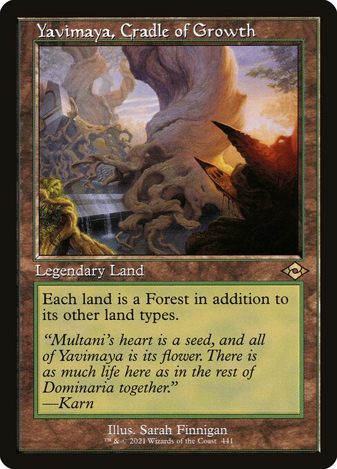 Yavimaya, Cradle of Growth XMH2-441 Rare Near Mint Englisch Foil