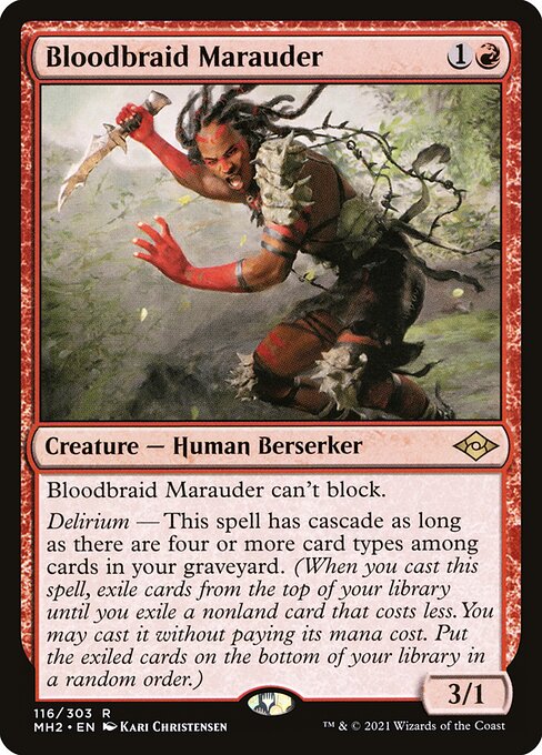 Bloodbraid Marauder MH2-116 Rare Excellent Englisch