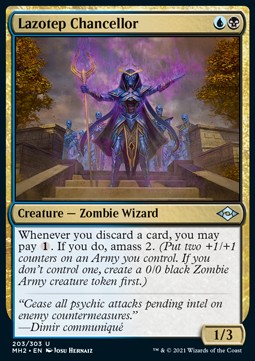 Lazotep-Kanzler MH2-203 Uncommon Near Mint Englisch Foil