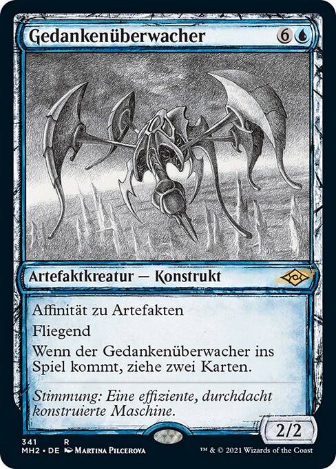 Gedankenüberwacher XMH2-341 Rare Near Mint Deutsch Foil