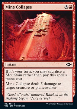 Mineneinsturz MH2-135 Common Near Mint Deutsch Foil