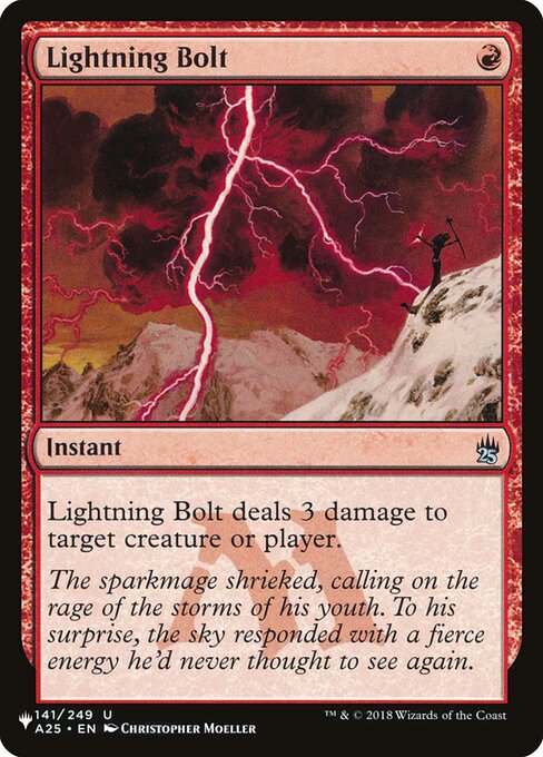 Lightning Bolt ZNL-141 Uncommon Excellent Englisch