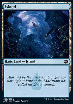 Insel (V.4) AFR-269 Land Near Mint Deutsch Foil