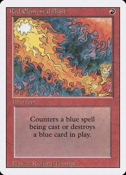 Red Elemental Blast 3ED- Common Played Englisch