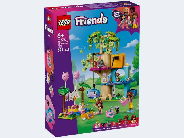 LEGO Friends Katzengeburtstagsparty & Baumhaus