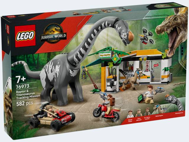 LEGO Jurassic World Raptor & Titanosaurus: Fährten