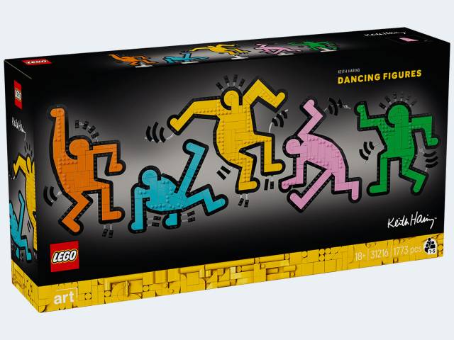LEGO Art Keith Haring Tanzende Figuren