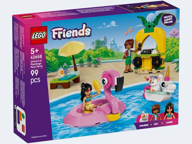 LEGO Friends Poolparty mit Einhorn und Flamingo