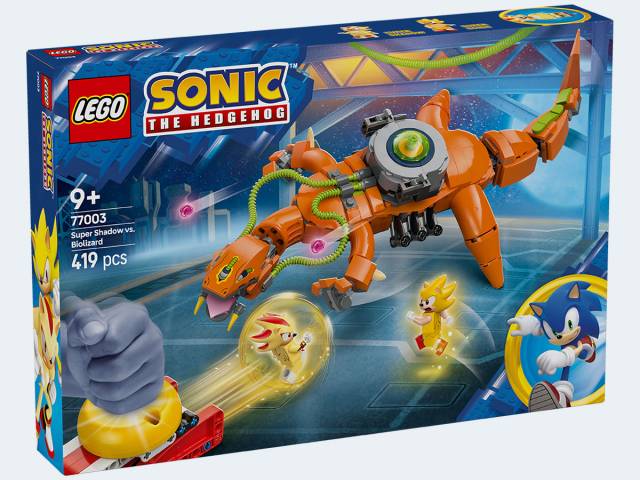 LEGO Sonic Super Shadow vs Biolizard