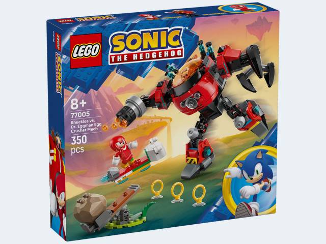 LEGO Sonic Knuckles vs Dr Eggmans Egg Crusher Mech