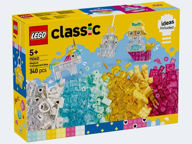 LEGO Classic Zauberbox mit durchsichtigen Steinen