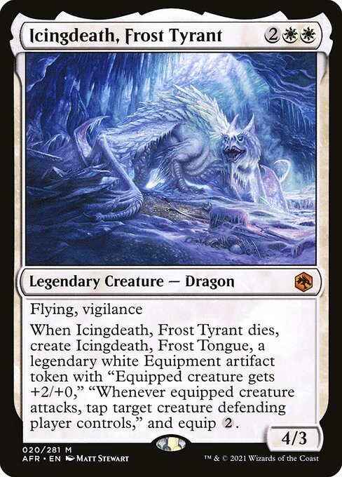 Icingdeath, Frost Tyrant AFR-20 Mythic Excellent Englisch Foil