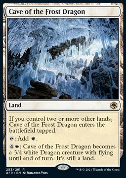 Höhle des Frostdrachen AFR-253 Rare Excellent Englisch