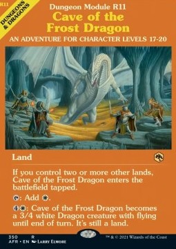 Höhle des Frostdrachen XAFR-350 Rare Near Mint Deutsch Foil