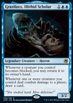 Grazilaxx, Illithiden-Gelehrter AFR-60 Rare Excellent Englisch Foil