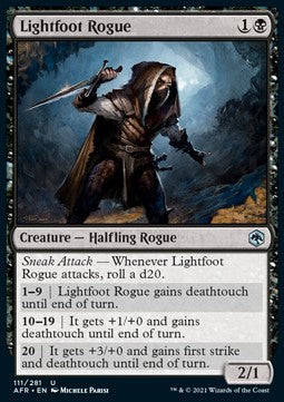 Leichtfuß-Schurke AFR-111 Uncommon Near Mint Deutsch Foil