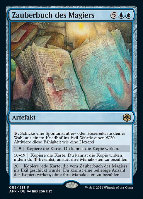 Zauberbuch des Magiers AFR-82 Rare Near Mint Deutsch