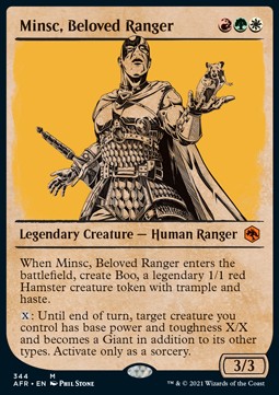 Minsc, der beliebte Waldläufer XAFR-344 Mythic Near Mint Deutsch