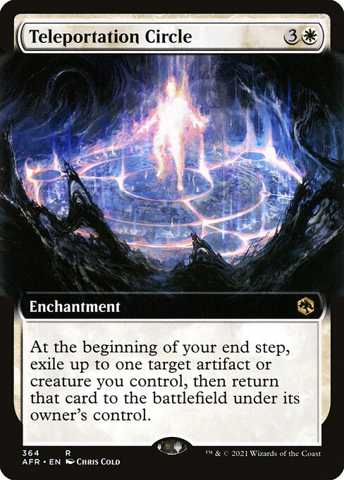 Teleportation Circle XAFR-364 Rare Light Played Englisch Foil