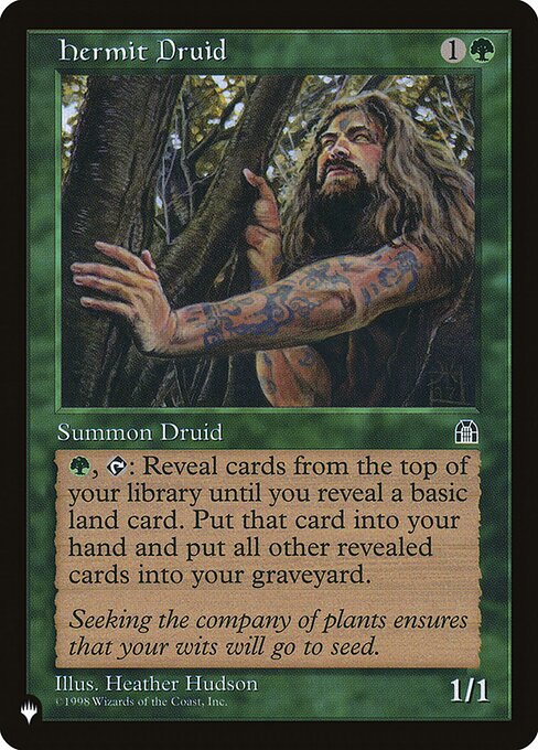 Hermit Druid ZNL-208 Rare Near Mint Englisch