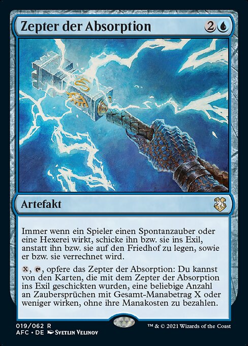 Zepter der Absorption AFC-19 Rare Near Mint Deutsch