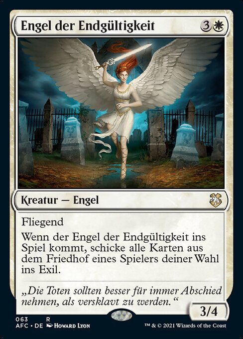 Engel der Endgültigkeit AFC-63 Rare Near Mint Deutsch