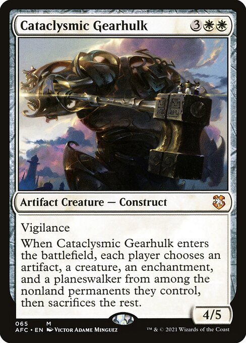 Cataclysmic Gearhulk AFC-65 Mythic Near Mint Englisch