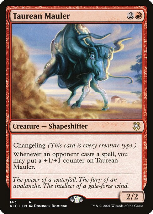 Taurean Mauler AFC-143 Rare Good Englisch