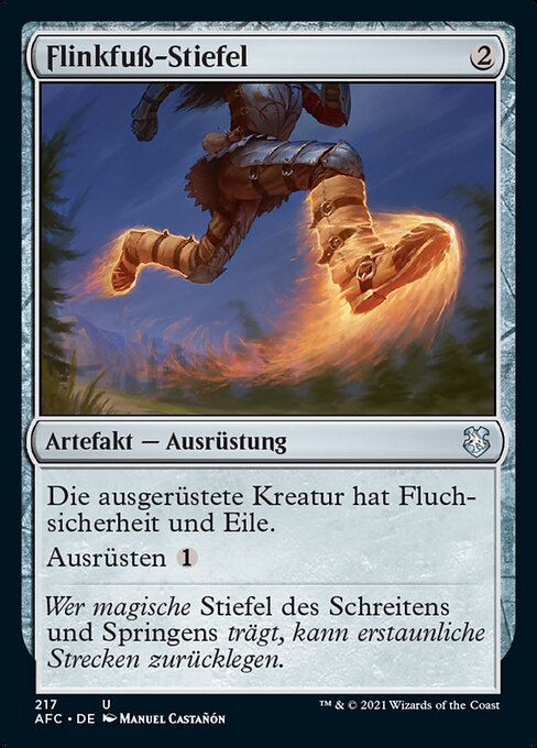 Flinkfuß-Stiefel AFC-217 Uncommon Excellent Deutsch