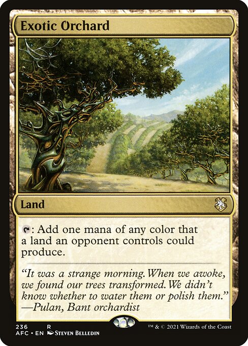 Exotic Orchard AFC-236 Rare Near Mint Englisch