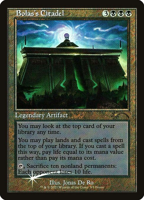 Bolas' Zitadelle PROM-3 Rare Near Mint Englisch Foil