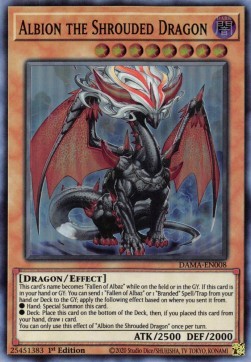 Albion the Shrouded Dragon DAMA-008 Super Rare Near Mint Englisch 1. Auflage