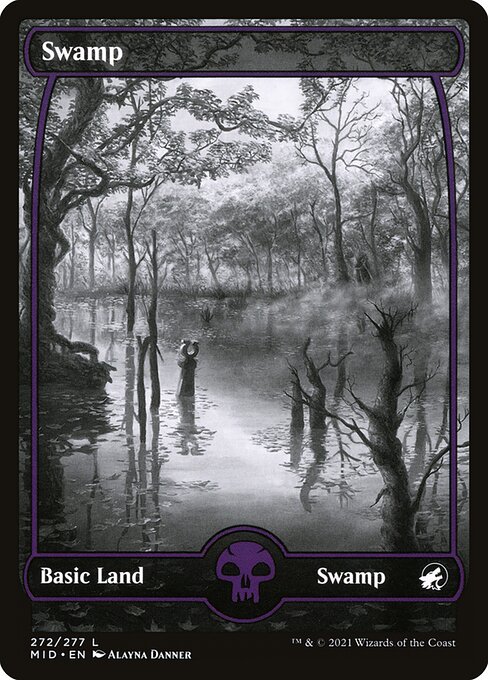 Swamp MID-272 Land Near Mint Englisch