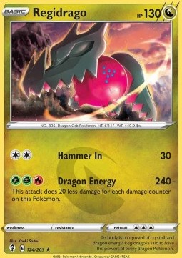 Regidrago EVS-124 Holo Rare Near Mint Englisch