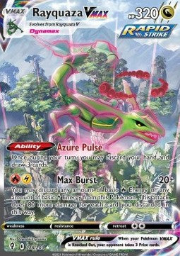 Rayquaza VMAX EVS-218 Secret Rare Near Mint Deutsch
