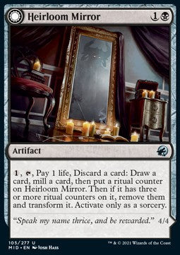 Heirloom Mirror // Inherited Fiend MID-105 Uncommon Near Mint Englisch Foil