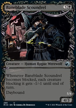Baneblade Scoundrel // Baneclaw Marauder XMID-289 Uncommon Excellent Deutsch Foil
