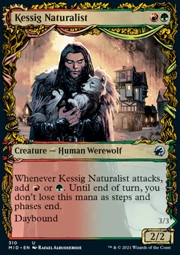Kessig Naturalist // Lord of the Ulvenwald XMID-310 Uncommon Near Mint Englisch Foil