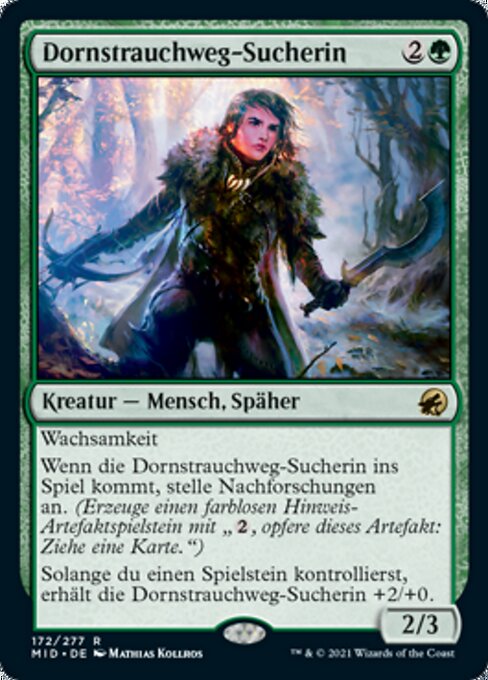 Dornstrauchweg-Sucherin MID-172 Rare Near Mint Deutsch