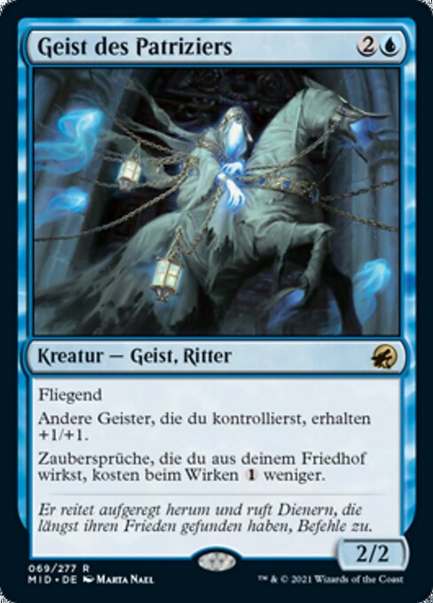 Geist des Patriziers MID-69 Rare Near Mint Deutsch